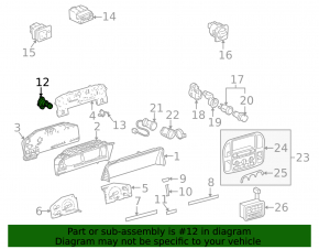 Toyota FJ Cruiser 07-11 4.0 Automatic Transmission Speed Sensor
