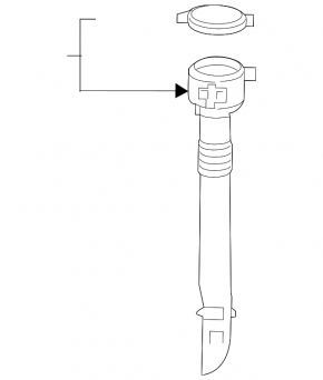 Washer reservoir neck Lexus RC 15-25