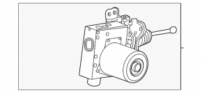 ABS complete with Chevrolet Equinox 23-24 brake master cylinder with bracket and cover