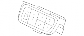 Hyundai Santa FE 19-20 Button Block Latch Broken