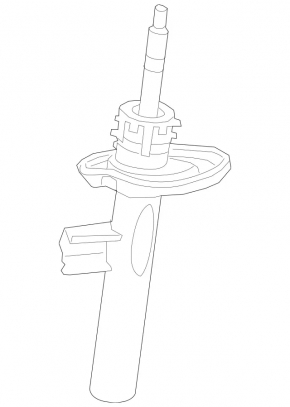 Front right shock absorber Mercedes H247 GLA 20-26