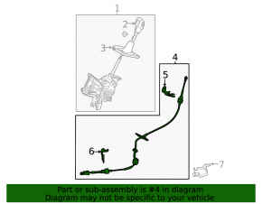Ford Escape MK3 13-16 Shift Cable