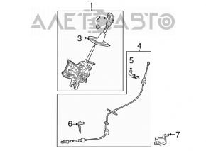 Ford Escape MK3 13-16 Shift Cable
