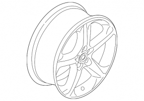 Wheel disk R18 5*108 Ford Fusion mk5 13-16 type 3