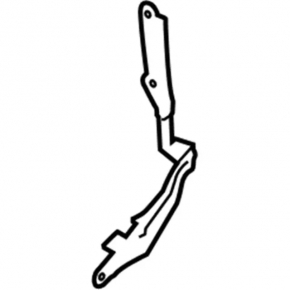 Hood hinge right Ford Mustang mk6 15-17