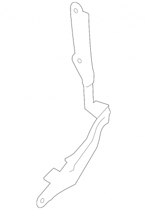 Hood hinge right Ford Mustang mk6 15-17