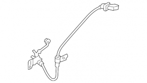 Rear left ABS sensor Mazda CX-5 17-24