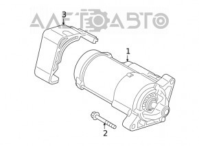 Starter Mini Cooper F56 3d 14- automatic transmission