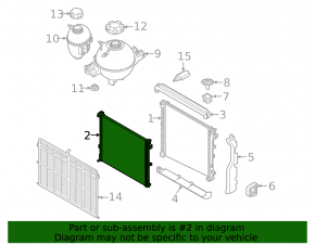 BMW X5 G05 19-25 B58 Water Cooling Radiator