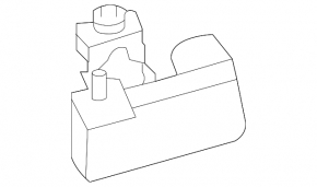 Negative terminal of battery Subaru Outback 20-23
