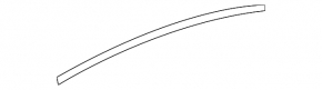 Upper rear left door molding Audi Q7 16- chrome