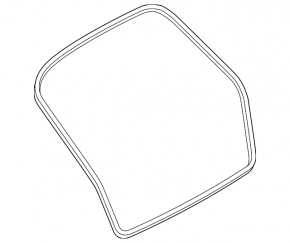 Audi Q8 19-25 trunk door rubber seal scratches