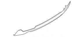 Rear bumper lip BMW 4 F32/33/36 14-19 for 1 exhaust, M Pack