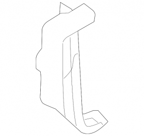 Front pillar trim right lower BMW X5 E70 07-13 beige