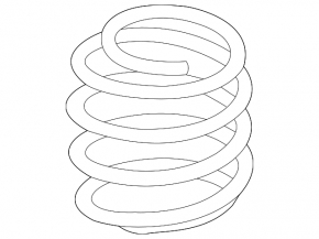 Front left spring Kia Soul 14-18