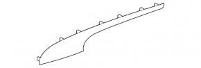 Toyota Sienna 11-14 LE Front Panel Trim, Graphite, Scratches