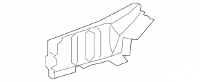 Front Left Side Member Nose Bracket for Lexus ES250 ES300h ES350 19-25 US Built