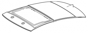 Metal roof for Lexus ES250 ES300h ES350 19-26 with panoramic windows