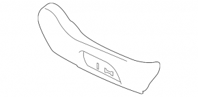 Heated passenger seat cushion for Subaru Outback 15-17