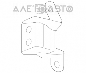 Upper rear right door hinge for Honda Civic 4D 06-09