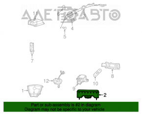 Airbag passenger in the dashboard Dodge Challenger 15-23 rest
