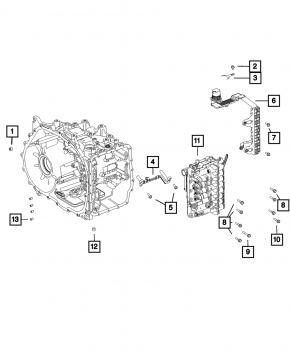 Automatic transmission cable Dodge Dart 13-16 2.4