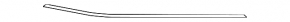 Molding door-glass center front left Nissan Murano z52 15-24 chrome