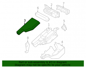 Toyota Prius 20 04-09 Underhood Fuse Box Cover