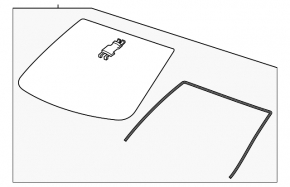 Chevrolet Equinox 18-19 windshield without camera