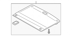 Trunk floor Hyundai Kona 18-21