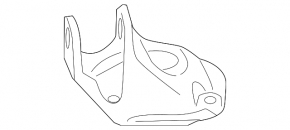 Bracket for power steering reservoir Porsche Cayenne 958 11-17