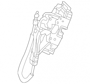 Rear right door lock Mercedes GLA 15-20