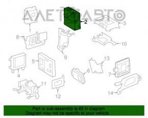 RELAY FUSE BOX Mercedes W221 cover latches broken