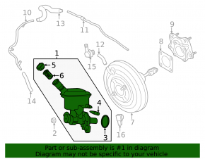 Nissan Kicks 21-24 Brake Master Cylinder