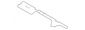 Upper radiator deflector Ford Flex 13-19