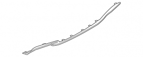 Rear bumper trim lower Ford Explorer 18-19 rest gray