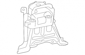 Engine mount right Lexus UX200 19-