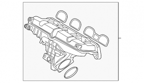Intake manifold Hyundai Elantra 21-26 1.6