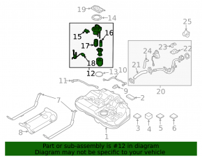 Fuel pump for Hyundai Sonata 15-19