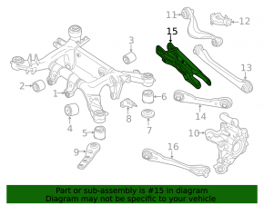 Rear left camber arm BMW 5 G30 17-23