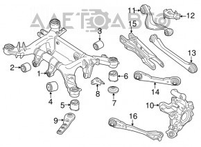 Rear left camber arm BMW 5 G30 17-23