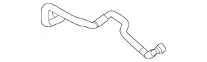 Cooling pipe reservoir-pump Hyundai Sonata 20-23 HEV
