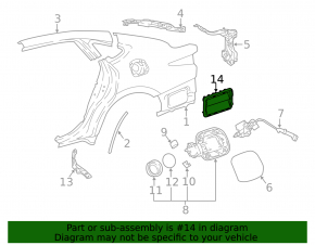 Left air vent shield for Toyota Avalon 13-18