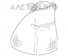 Left taillight BMW X5 e53 restyling 04-06