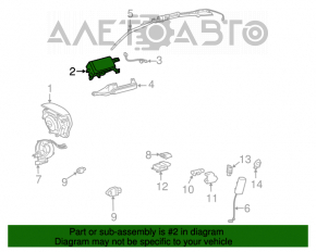 The passenger airbag in the dashboard of the Toyota Avalon 2005-2012 does not have a squib.