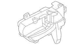 Nissan Ariya 23-25 rear right inner door handle