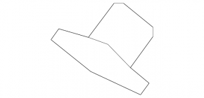 Trunk lid lock bracket Hyundai Elantra AD 17-20