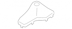 Black leather automatic transmission cover for the Hyundai Sonata 11-15