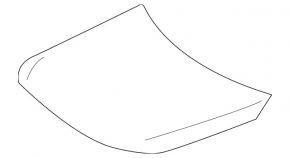 The bare hood of the Mercedes A-class V177 19-22