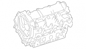 Cylinder head assembly right Mercedes GLS-class X166 15-19 3.0 M276 DE30LA